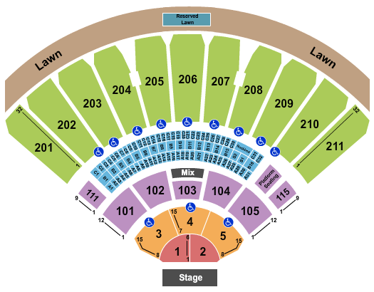 White River Amphitheatre Hilary Duff Seating Chart